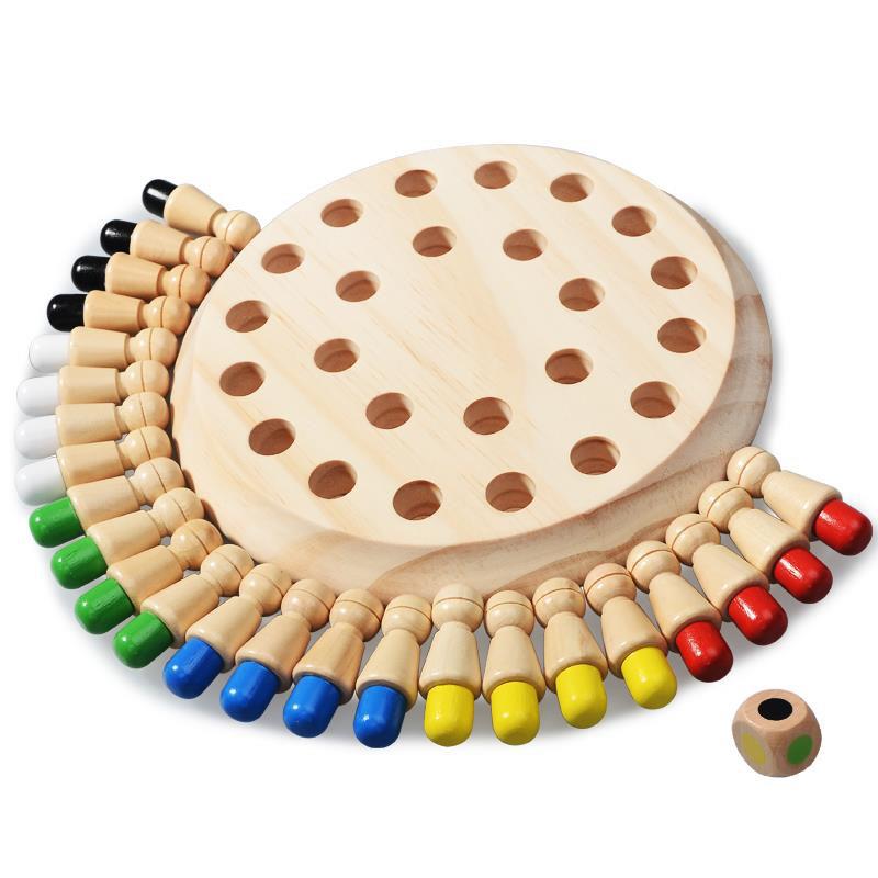 Board Game Of Life - Rompecabezas de madera para niños, juguetes
