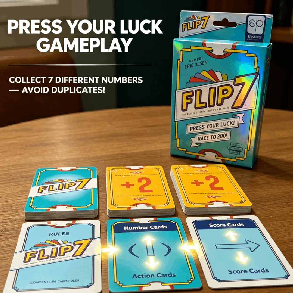 Flip 7: Juego de cartas de est - Strategy Board Game reseña y precio