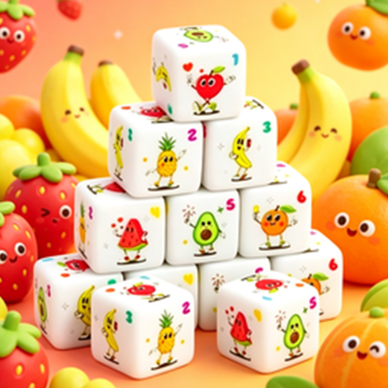 Juego de 12 dados con motivos  - Board Game Live reseña y precio